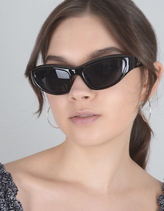 Окуляри сонцезахисні вузькі з зіркою на дужках | 256263-02-XX - A-SHOP