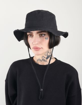 Панама з потертостями на полях | 259969-02-XX - A-SHOP