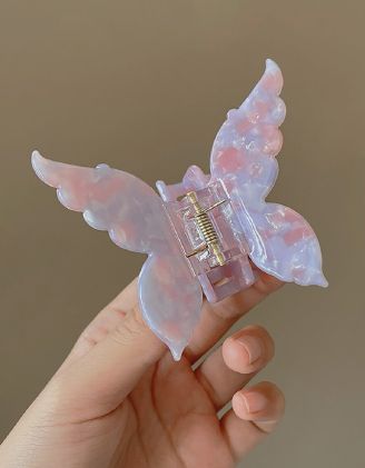 Заколка для волосся у вигляді мармурового метелика | 260264-14-XX - A-SHOP