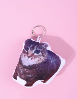 Брелок з принтом котика | 267791-11-XX - A-SHOP