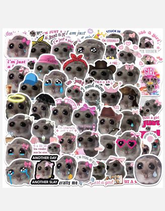 Наліпки з зображенням хом'яка Sad Hamster | 266971-11-XX - A-SHOP