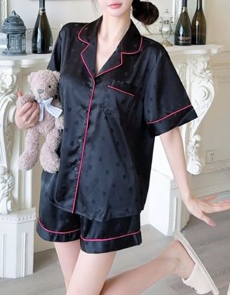 Піжама з серцями | 266244-02-21 - A-SHOP