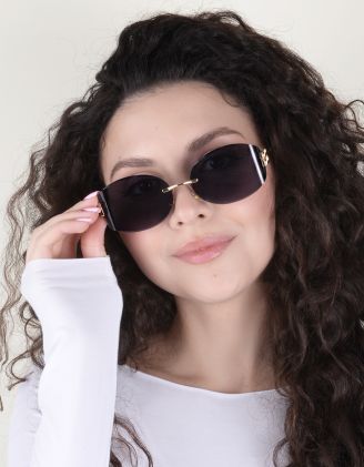 Окуляри сонцезахисні з тонкими дужками | 263965-09-XX - A-SHOP