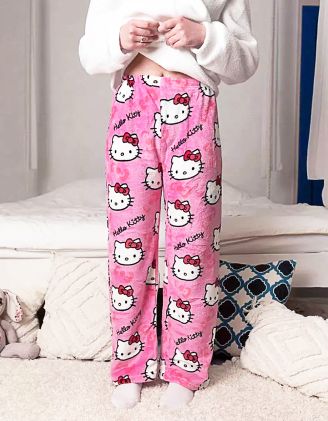 Штани піжамні з принтом Кітті | 263279-14-03 - A-SHOP