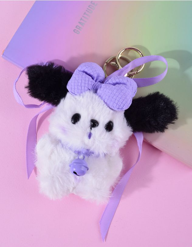 Брелок на сумку у вигляді собачки з бантом | 262191-35-XX - A-SHOP
