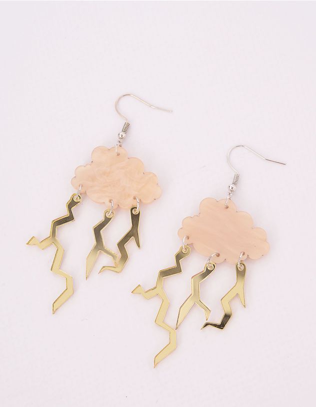 Сережки у вигляді хмаринок | 251880-01-XX - A-SHOP