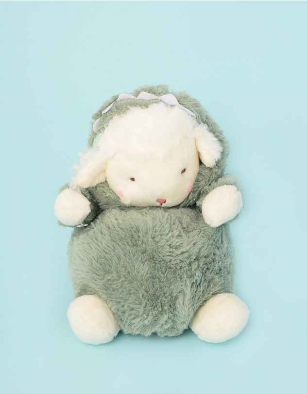 Іграшка м'яка у вигляді вівці у костюмі динозавра | 249913-20-XX - A-SHOP