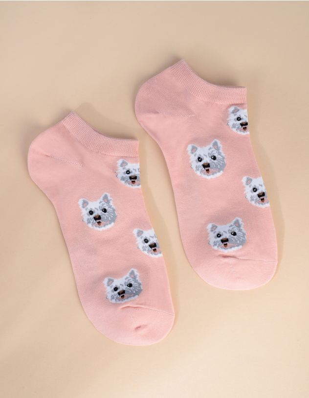 Шкарпетки з принтом тваринки | 259964-14-71 - A-SHOP