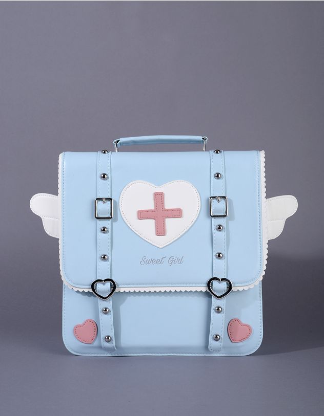 Рюкзак Lolita Style з серцями та крильцями | 258210-18-XX - A-SHOP