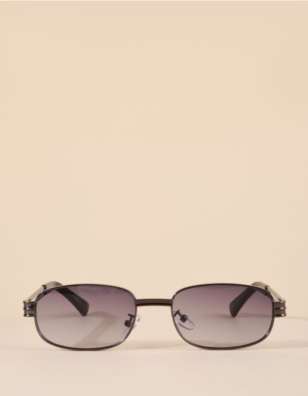 Окуляри від сонця вузькі з перфорацією на дужках | 266482-28-XX - A-SHOP