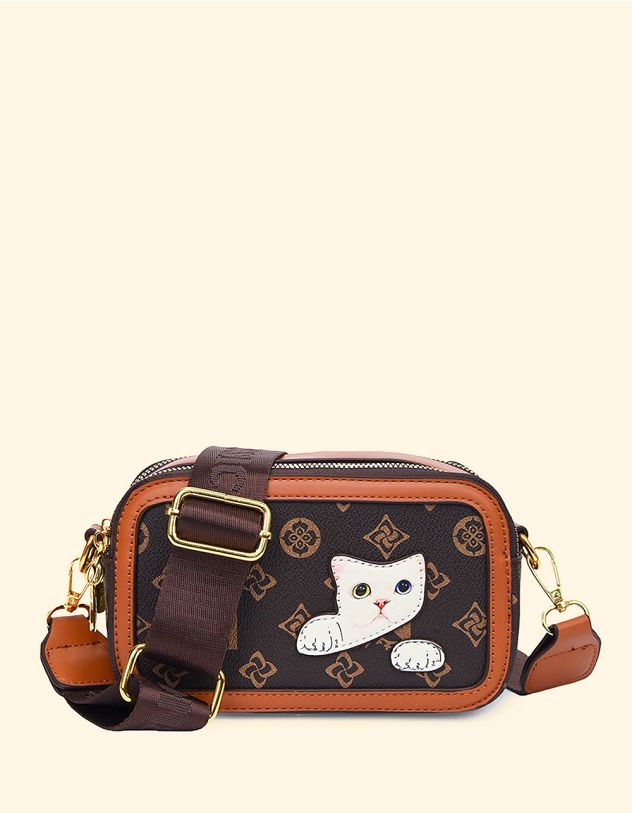 Сумка кросс боді з котиком | 264276-12-XX - A-SHOP