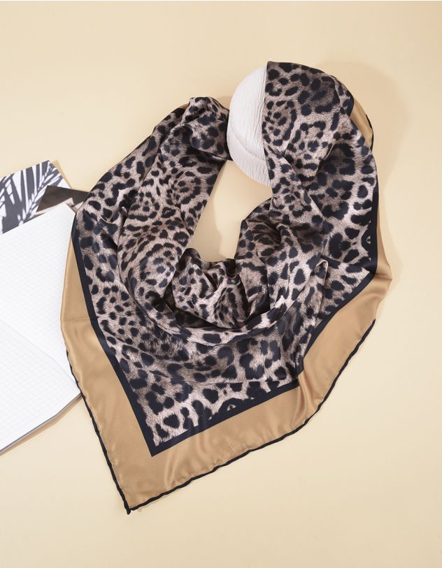 Хустка з леопардовим принтом | 265093-12-XX - A-SHOP