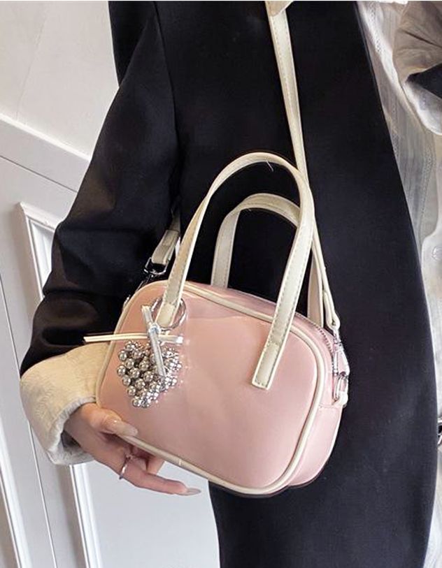 Сумка кросс боді з брелоком у вигляді серця | 264753-14-XX - A-SHOP