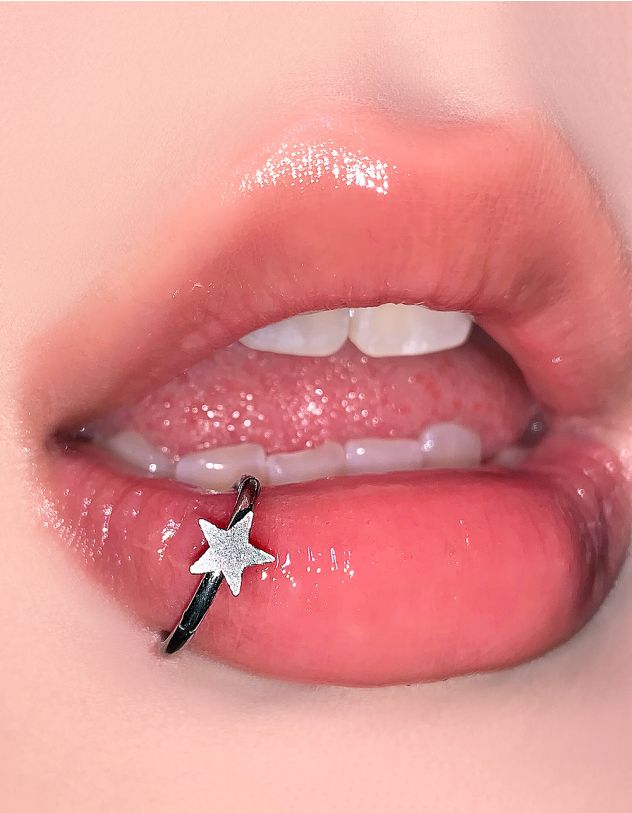 Сережка обманка з зіркою | 266670-05-XX - A-SHOP