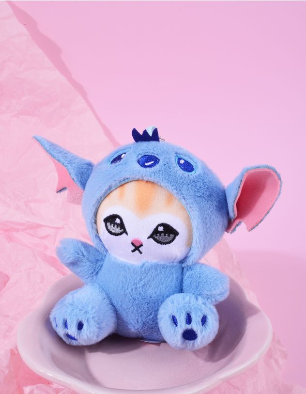 Брелок на сумку у вигляді котика у костюмі Стіча | 265720-26-XX - A-SHOP