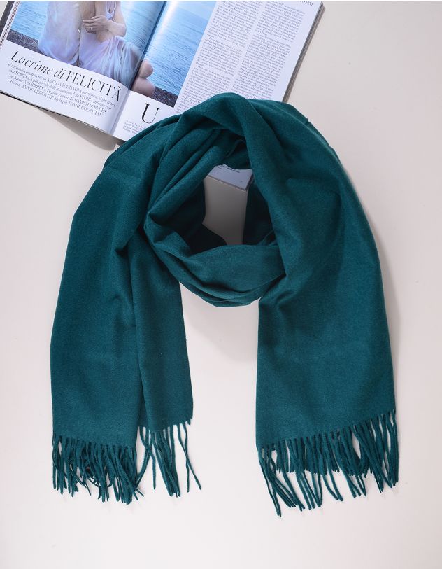 Палантин однотонний з китицями | 241857-20-XX - A-SHOP