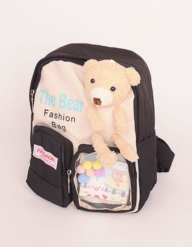 Рюкзак молодіжний з ведмедиком | 252097-02-XX - A-SHOP