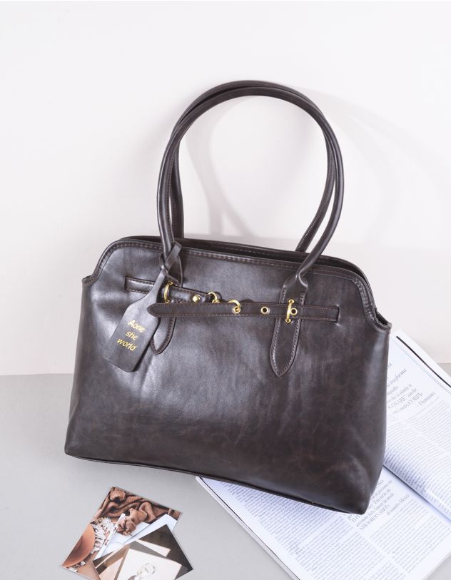 Сумка класична жіноча на блискавці | 264506-33-XX - A-SHOP