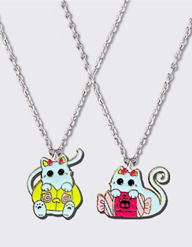 Підвіска на шию best friends з кулоном у вигляді кішки | 263523-01-XX - A-SHOP