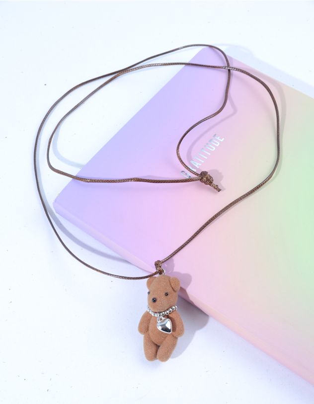 Підвіска на шию з кулоном у вигляді ведмедика | 263831-22-XX - A-SHOP
