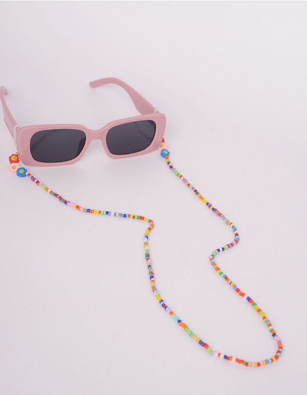 Ланцюжок для окулярів із бісеру з ромашками | 250873-21-XX - A-SHOP