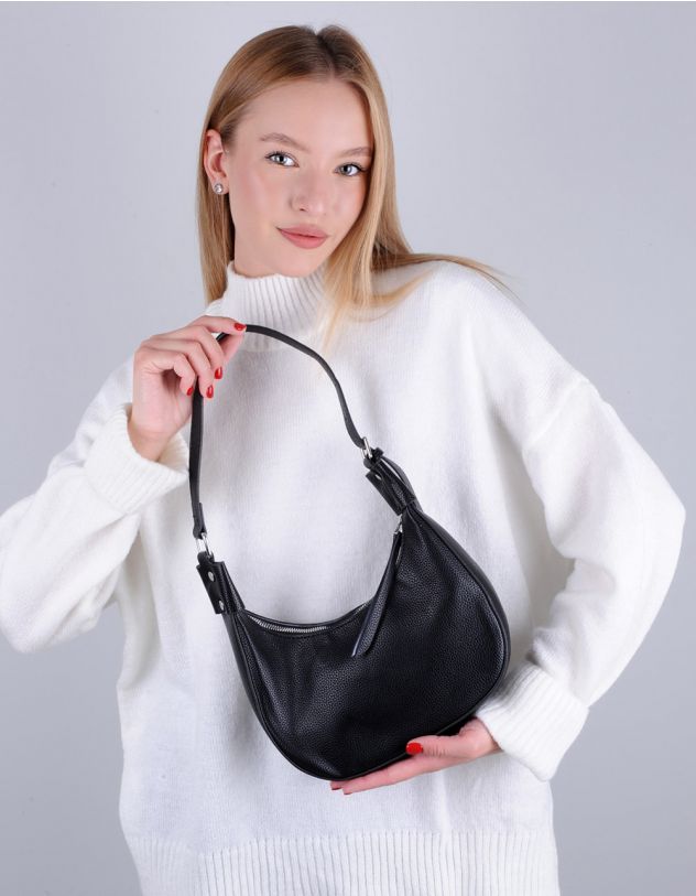 Сумка багет на блискавці | 257396-02-XX - A-SHOP
