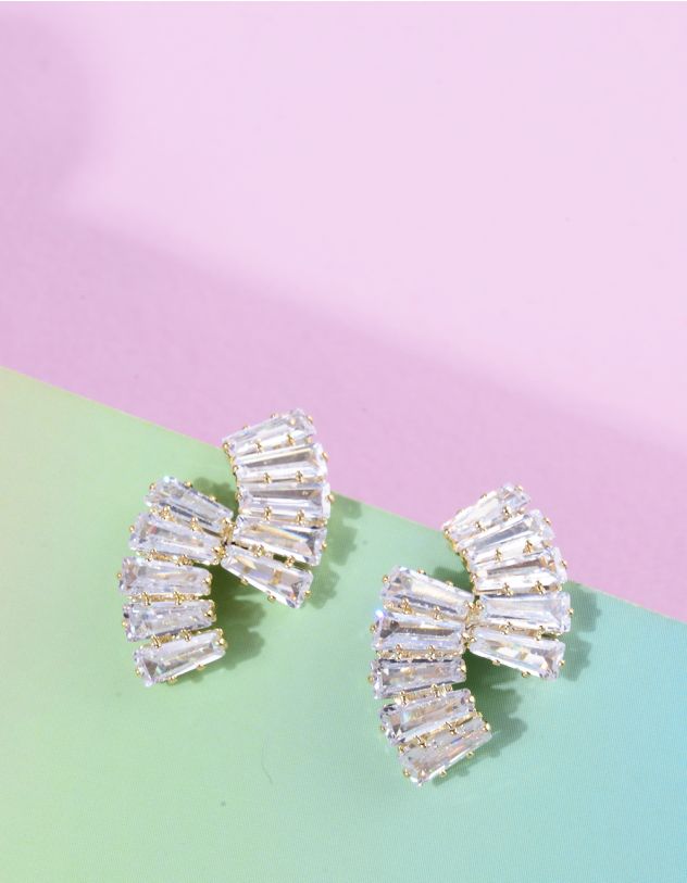 Сережки з кристалами | 265802-04-XX - A-SHOP