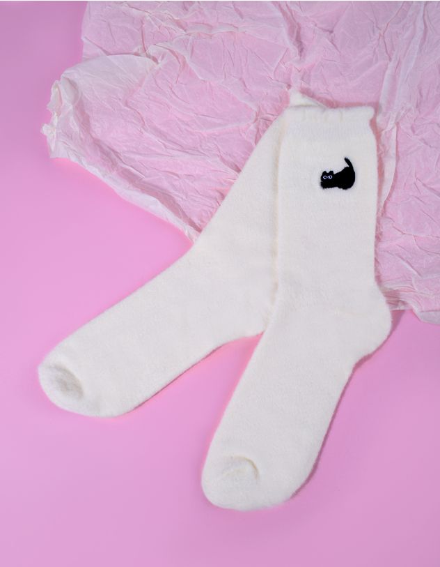 Шкарпетки з зображенням котика | 263699-01-XX - A-SHOP