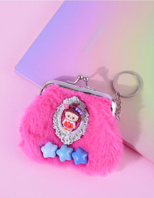 Монетниця хутряна з лабубу | 265003-17-XX - A-SHOP