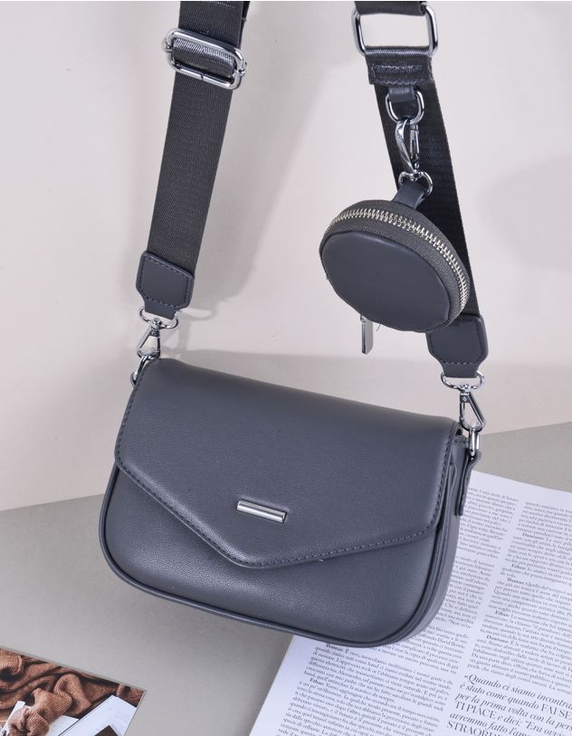 Сумка на довгому ремінці з монетницею | 261790-28-XX - A-SHOP