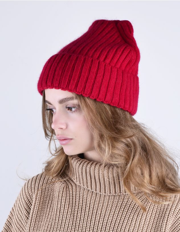 Шапка у рубчик з вушками | 257587-15-XX - A-SHOP