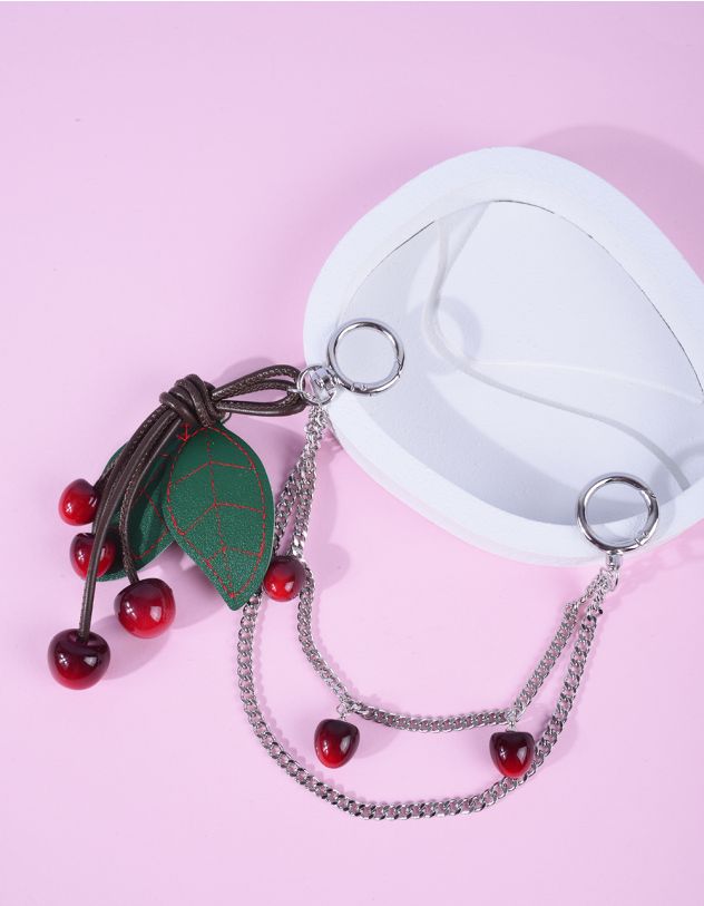 Ланцюжок на сумку з підвіскою у вигляді  вишні | 266332-05-XX - A-SHOP