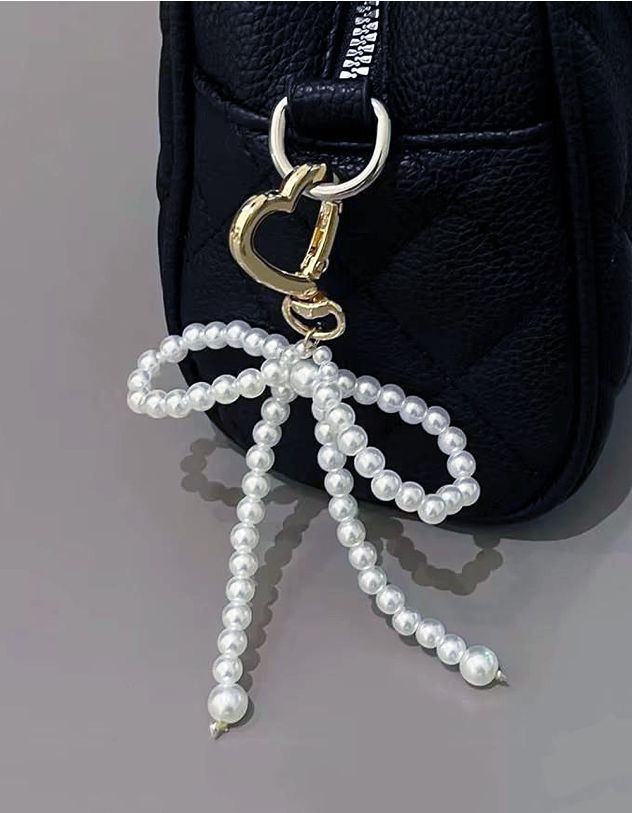 Брелок на сумку у вигляді банта із перлин | 264710-04-XX - A-SHOP