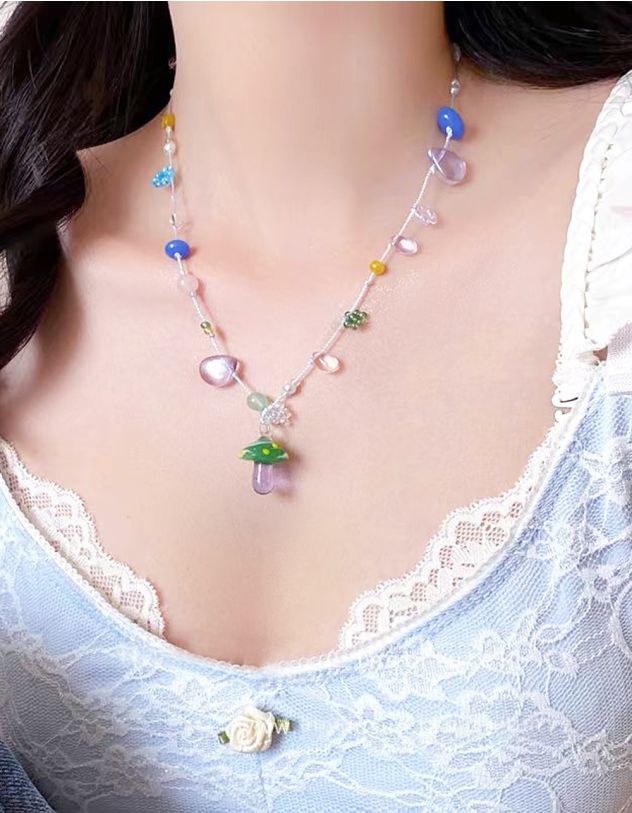 Підвіска на шию з кулоном у вигляді гриба | 265156-20-XX - A-SHOP