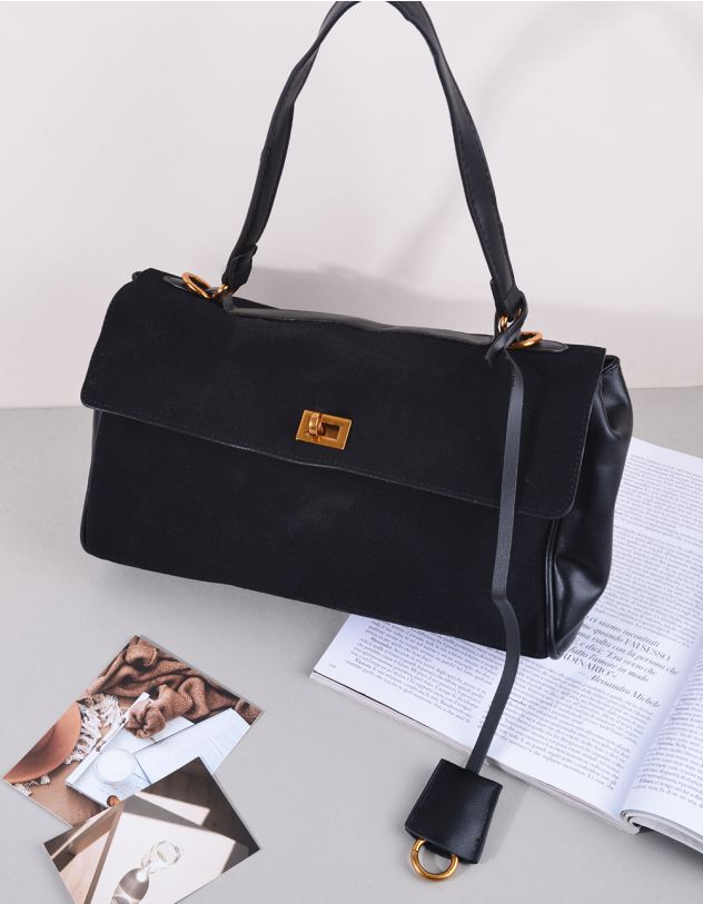 Сумка на довгому ремінці з клапаном | 265846-02-XX - A-SHOP