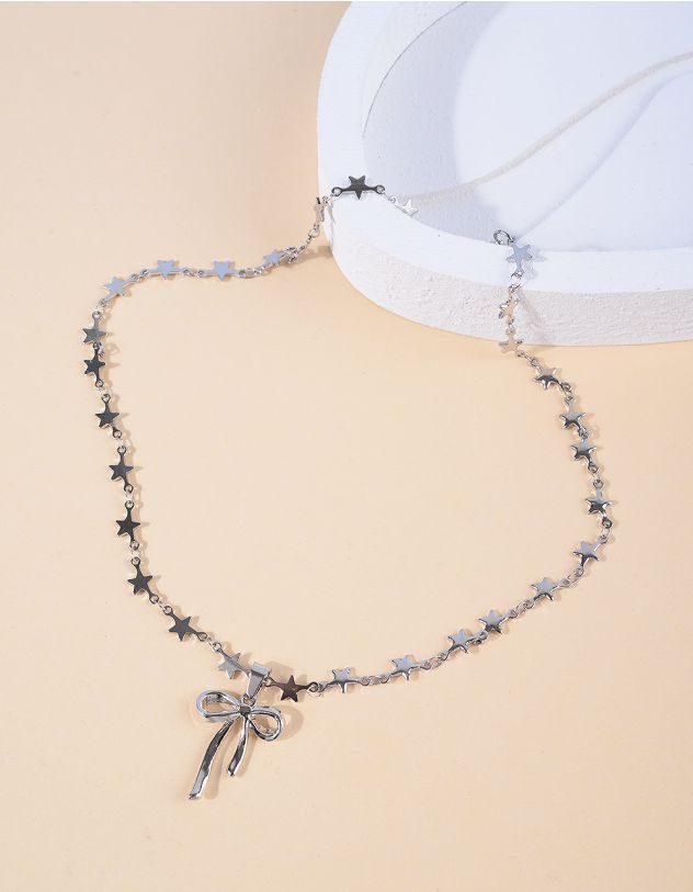 Підвіска на шию з кулоном у вигляді банта | 264591-05-XX - A-SHOP