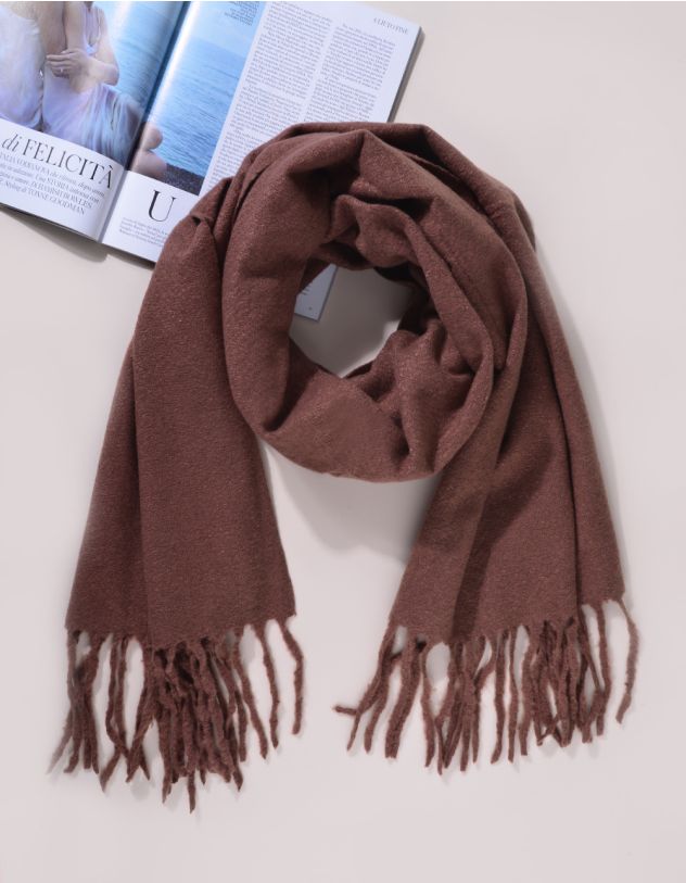 Палантин на шию з китицями | 264321-12-XX - A-SHOP