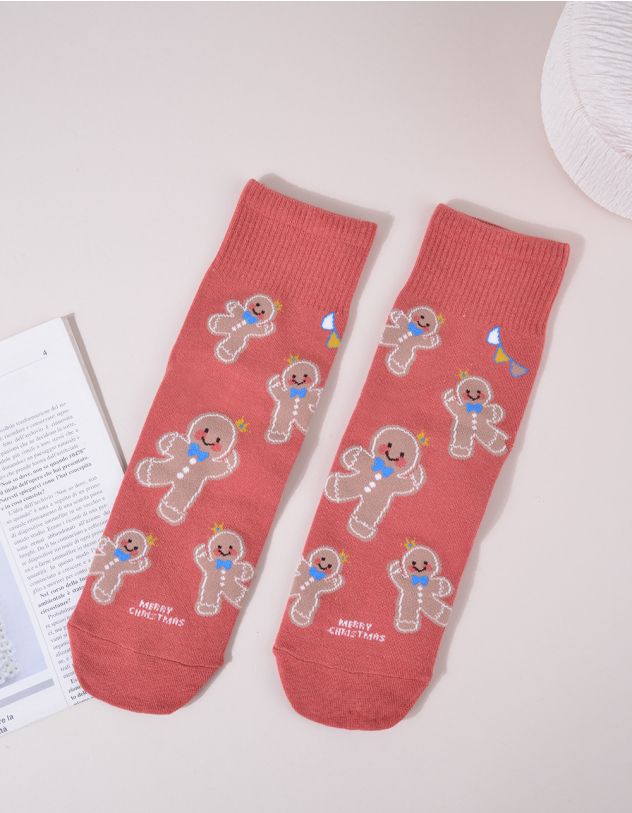 Шкарпетки з різдвяним зображенням | 263616-36-XX - A-SHOP