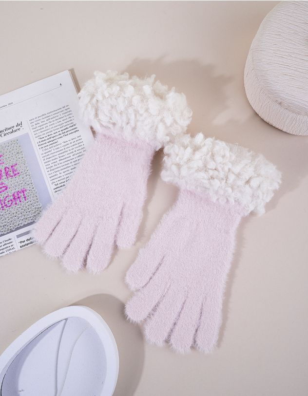 Рукавички з хутром | 263273-14-XX - A-SHOP