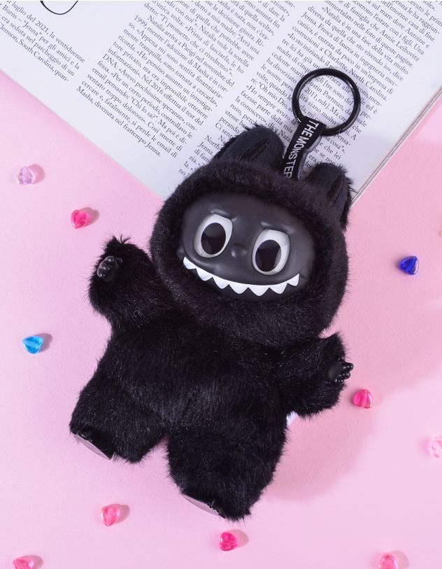 Колекційна фігурка брелок у стилі монстра Лабубу - чорного кольору | 265636-02-XX - A-SHOP