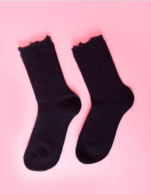 Шкарпетки рвані з вирізами | 254062-02-71 - A-SHOP