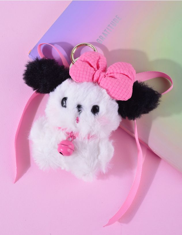 Брелок на сумку у вигляді собачки з бантом | 262191-71-XX - A-SHOP