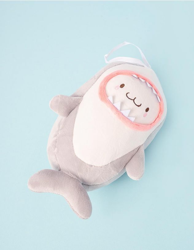 Іграшка м'яка у вигляді звірятка переодягненого у акулу | 248783-11-XX - A-SHOP