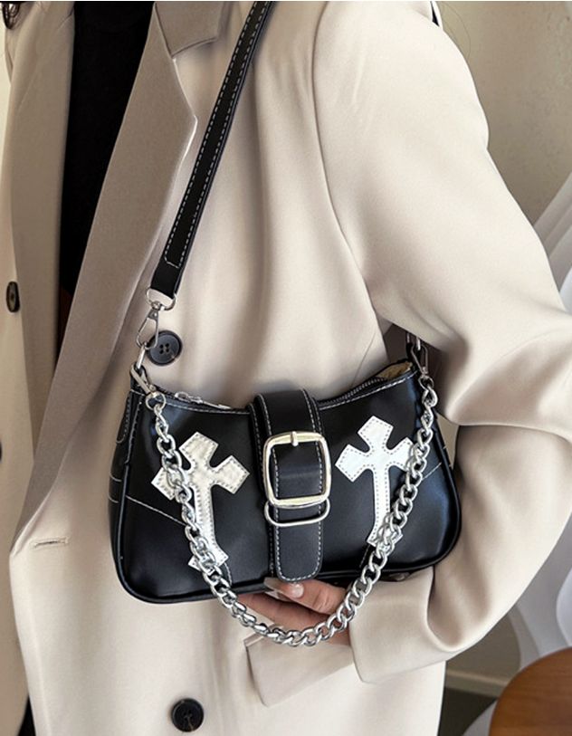 Сумка на ланцюжку з хрестами | 266316-02-XX - A-SHOP