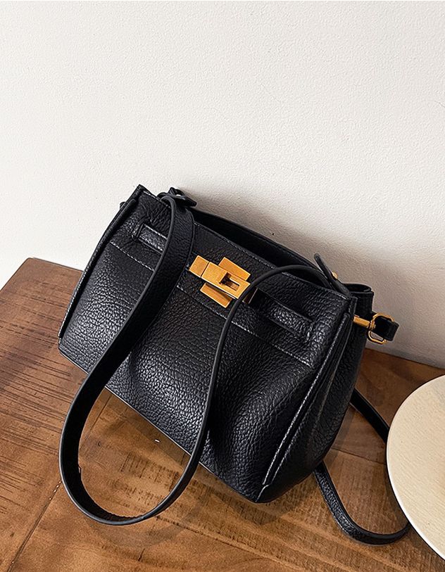 Сумка на довгому ремінці з фурнітурою | 264241-02-XX - A-SHOP