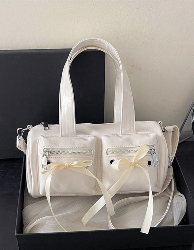 Сумка кросс боді з бантом на кишені | 263260-01-XX - A-SHOP