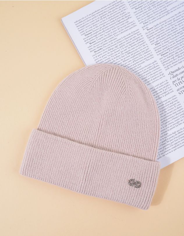 Шапка з фурнітурою на відвороті | 264639-77-XX - A-SHOP