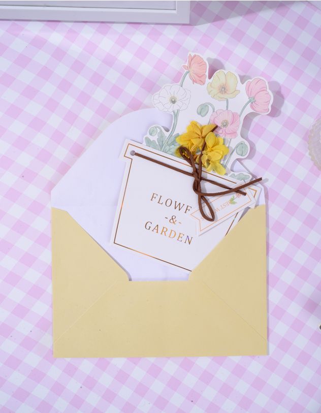 Листівка з квітами | 263166-19-XX - A-SHOP