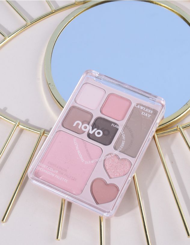 Палетка з тінями для повік та хайлайтером з рум'янами | 265449-14-XX - A-SHOP