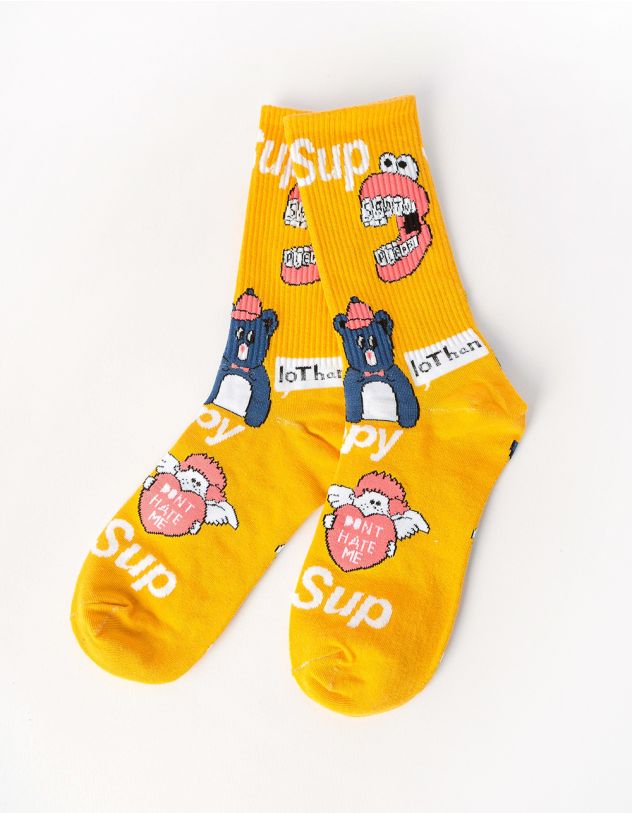 Шкарпетки з принтом | 250241-19-XX - A-SHOP